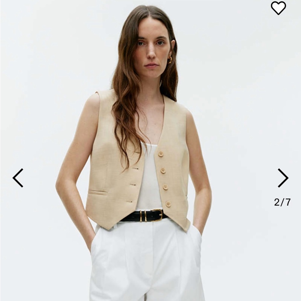 ARKET WOOL BLEND WAISTCOAT